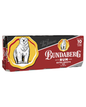 Bundaberg Red Rum & Cola Cans 10x375ml  Pack