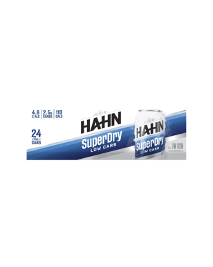 Hahn Super Dry Lager Cans 375ml  Can