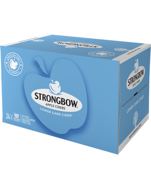 Strongbow Lower Carb Cider Bottles 355ml  24 Case