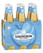 Strongbow Lower Carb Cider Bottles 355ml  6 Pack