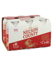 Nelson County Bourbon & Cola Cans 375ml  6 Pack