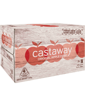 Castaway Original Apple Cider  24 Case