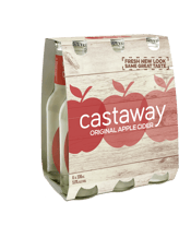 Castaway Original Apple Cider  6 Pack