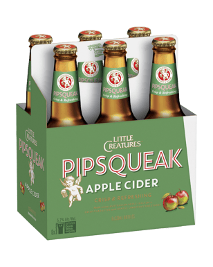 Little Creatures Pipsqueak Apple Cider Bottles 330ml  6 Pack