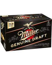 Miller Genuine Draft 330ml  24 Case