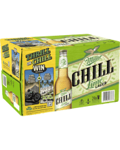 Miller Chill With Lime Lager Bottles 330ml  24 Case