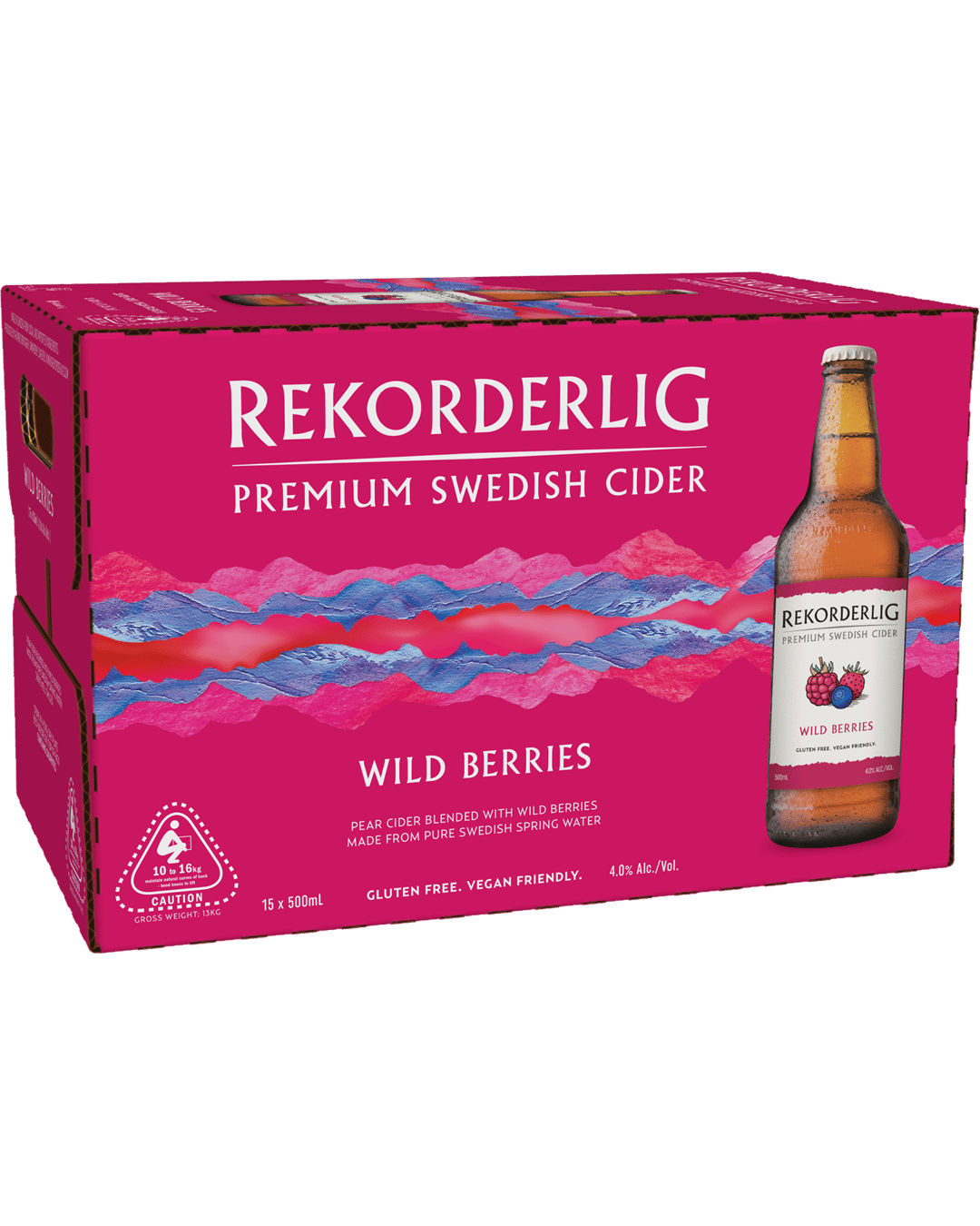 Rekorderlig Premium Wild Berries Cider Bottles 500mL