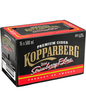 Kopparberg Strawberry And Lime Cider Bottles 500ml  15 Case