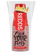 Redds Red Beer Cups 25 Pack  Pack