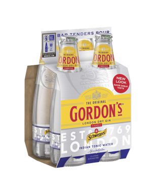 Gordon's Classic Mix & Tonic 275ml  4 Pack