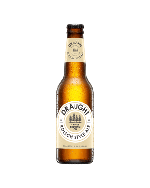 4 Pines Draught Bottles 330ml  Bottle
