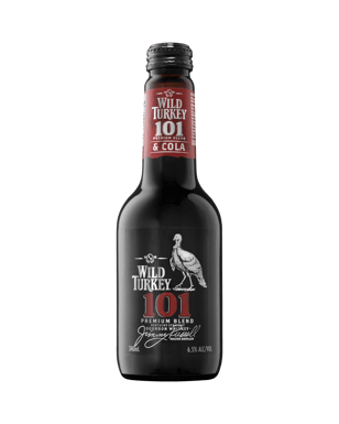 Wild Turkey 101 Bourbon & Cola Bottle 340ml  4 Pack