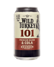 Wild Turkey 101 Bourbon And Cola Can 375ml  Can