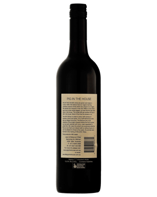 Pig In The House Shiraz  Bottle