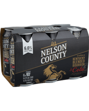 Nelson County 6% Bourbon & Cola Cans 375ml  6 Pack