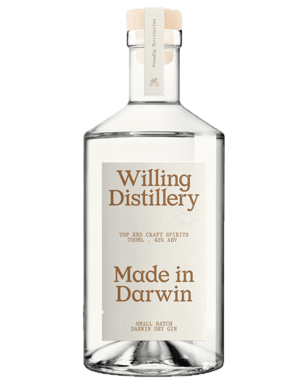 Willing Distillery Darwin Dry Gin 700ml  Bottle