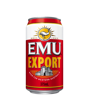 Emu Export Lager Cans 375ml  Can