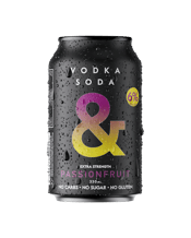 Ampersand Vodka Soda & Passionfruit 6% Cans 330ml  Can