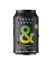 Ampersand Vodka Soda & Pine Lime 6% Cans 330ml  Can