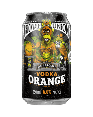Brookvale Union Vodka Orange Cans 330ml  Can