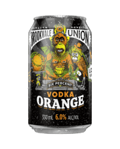 Brookvale Union Vodka Orange Cans 330ml  Can