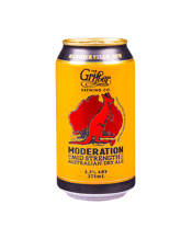 The Grifter Brewing Co Moderation Mid Strength Beer Cans 375ml  Can