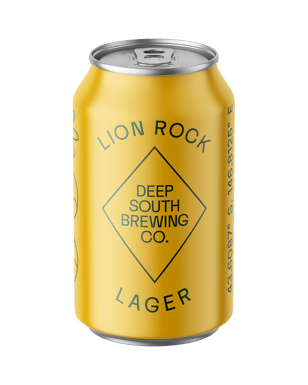 Deep South Lion Rock Session Lager Cans 375ml  Can