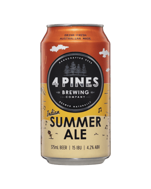 4 Pines Indian Summer Ale Cans 375ml  Can