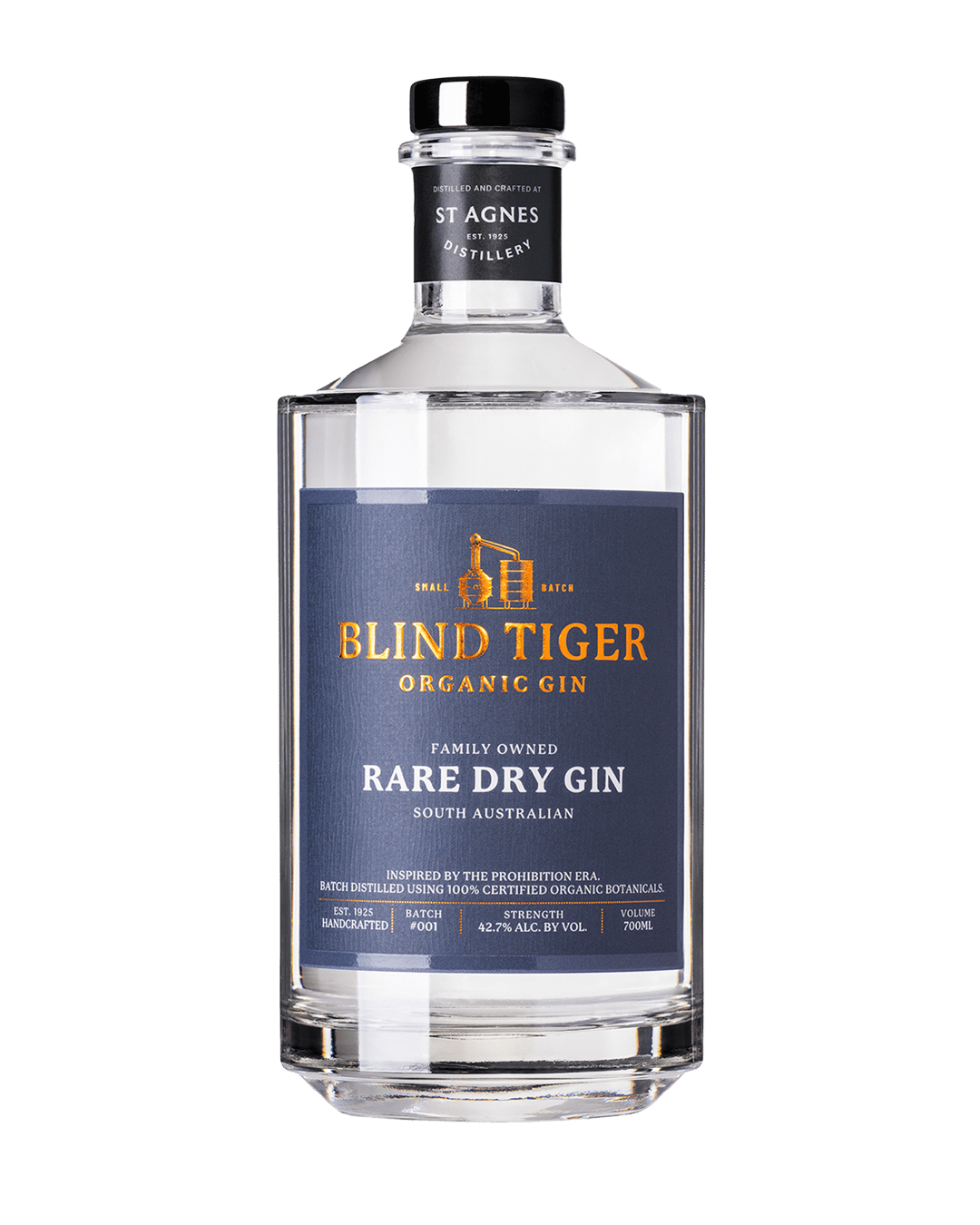 Blind Tiger Organic Gin 700mL