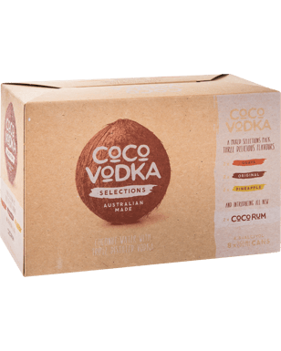 Coco Vodka Mixed Variety 8 Pack Cans 250ml  Can