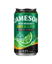 Jameson Irish Whiskey Smooth Dry & Lime 6.3% Cans 375ml  Can