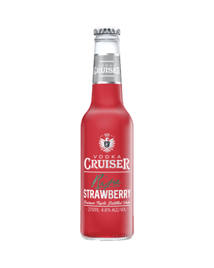 Vodka Cruiser Ripe Strawberry Bottles 275ml  Bottle