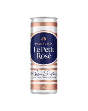 Jacob's Creek Le Petit Rosé Strawberry Spritzer Cans 250ml  Can