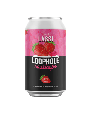 Loophole Brewing Co. Bang Lassi Strawberry & Raspberry Sour Cans 375ml  Can
