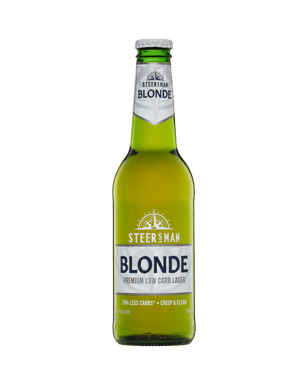 Steersman Blonde Low Carb Beer 330ml  Bottle