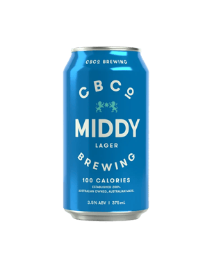 Cbco Brewing Middy Lager Cans 375ml  Can