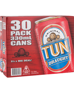 Tun Red Draught Cans 330ml  Can