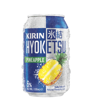 Kirin Hyoketsu Vodka Soda Pineapple Can 330ml  Can