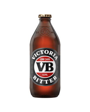 Victoria Bitter Low Carb Bottle 375ml  Bottle