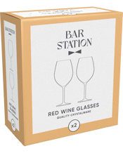 Bar Station Red Wine Glasses 2 Pack  Each