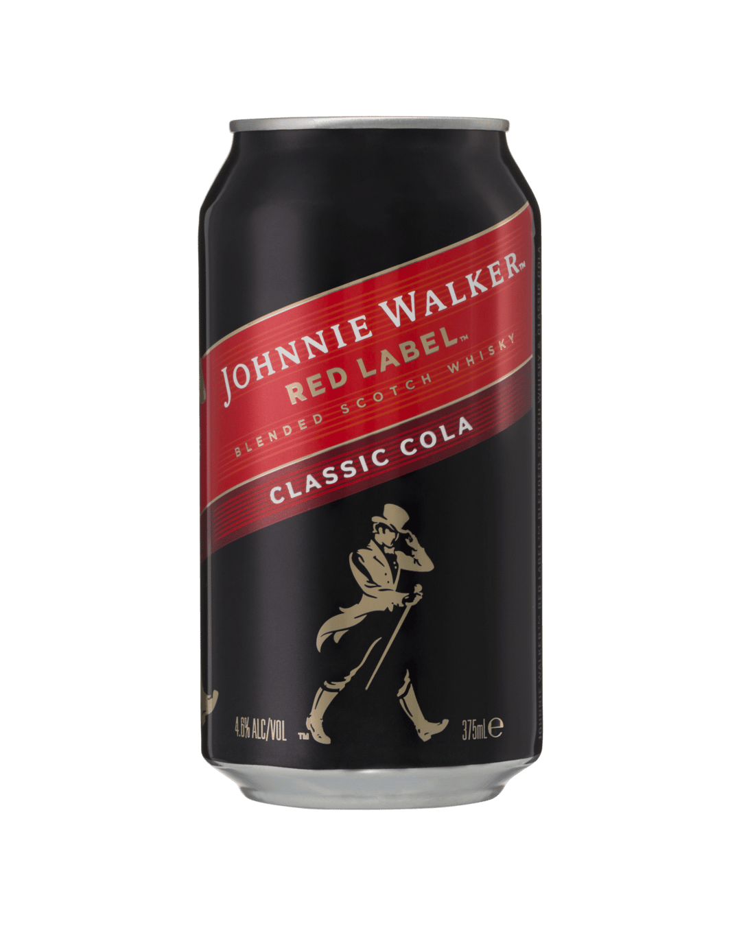 Johnnie Walker Red Label & Cola Cans 375mL