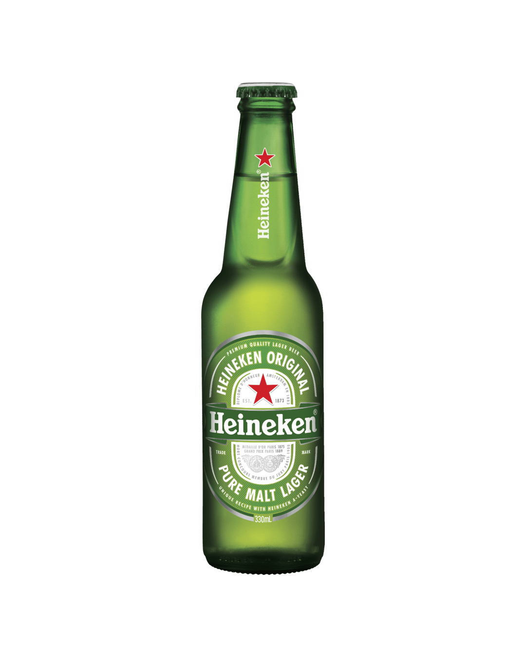 Heineken Lager Bottles 330mL