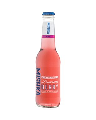 Mishka Vodka Luscious Berry Bottles 275ml  Bottle