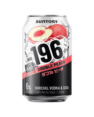 Suntory -196 Double Peach Cans 330ml  Can