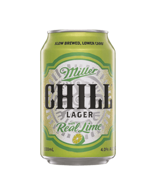 Miller Chill Lime Lager Can 330ml  Can