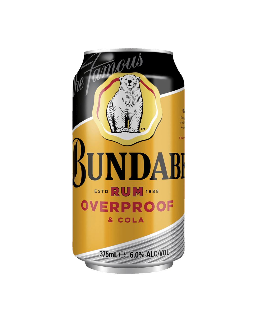 Bundaberg OP Rum & Cola Cans 375mL