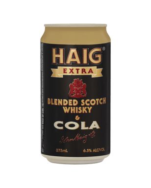 Haig Extra Whisky & Cola Cans 375ml  Can