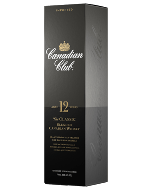 Canadian Club 12 Year Old Classic Blended Canadian Whisky 700ml  Bottle