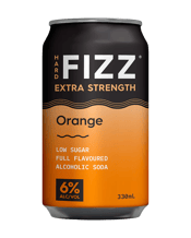 Hard Fizz Extra Strength Orange Cans 330ml  Can