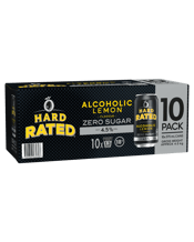 Hard Rated Zero Sugar 10pk Cans 375ml  Pack